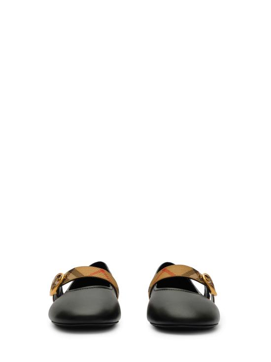 26FW 버버리 플랫 슈즈 8130096 A1189 BLACK - BURBERRY