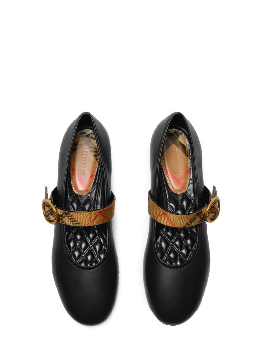 26FW 버버리 플랫 슈즈 8130096 A1189 BLACK - BURBERRY