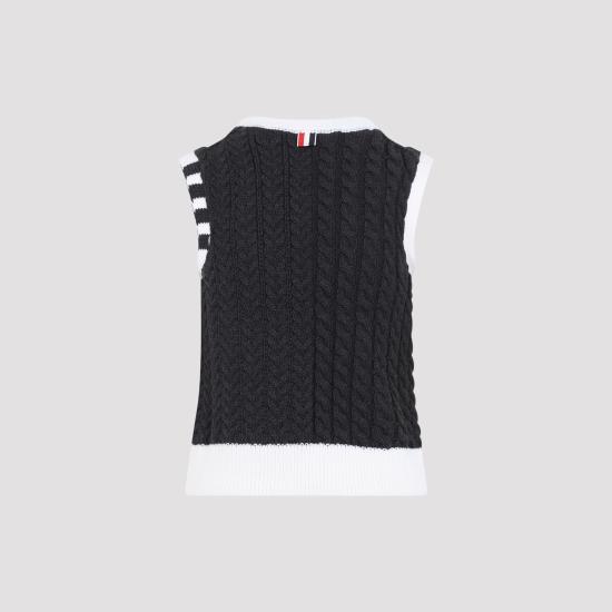 26FW 톰브라운 스웨터 FKV237AY1024 025 GREY - THOM BROWNE