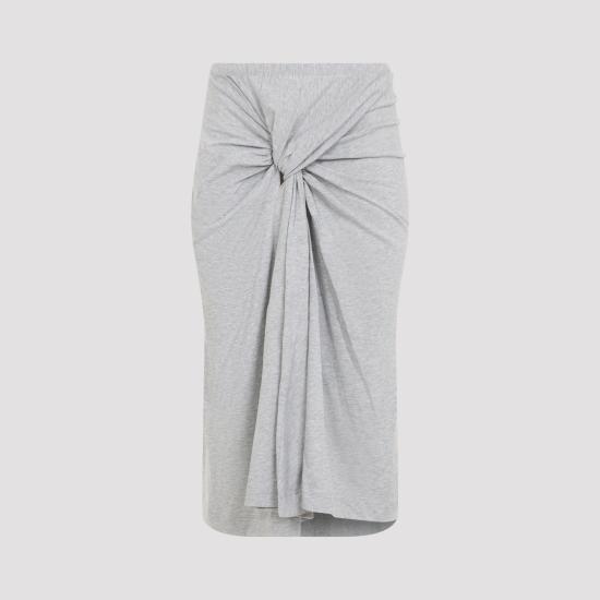 26FW 드리스 반 노튼 스커트 2620111194604 813 GREY - DRIES VAN NOTEN