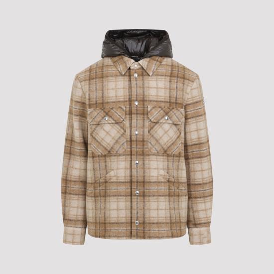 26FW 몽클레어 니발린 3-IN-1 후드 플란넬 다운 재킷 L20911G0004289BL7 F22 NUDE NEUTRALS - MONCLER