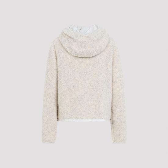 26FW 몽클레어 테디 패딩 집업 후디 L20938G0003489BI4 061 WHITE - MONCLER