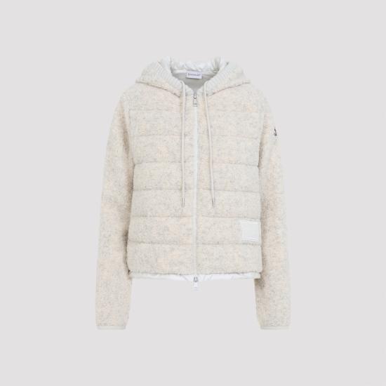 26FW 몽클레어 테디 패딩 집업 후디 L20938G0003489BI4 061 WHITE - MONCLER