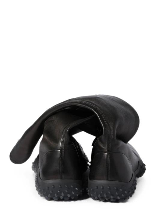 26FW 미우미우 스트레치 나파 레더 부츠 5W805EFA045L68 F0002 BLACK - MIU MIU