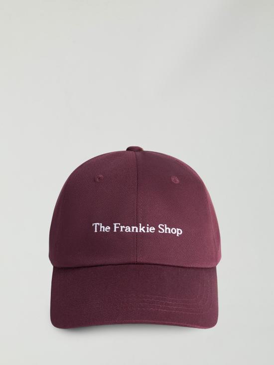 26FW 더프랭키샵 모자 HAFS040247110 BURGUNDY BORDEAUX