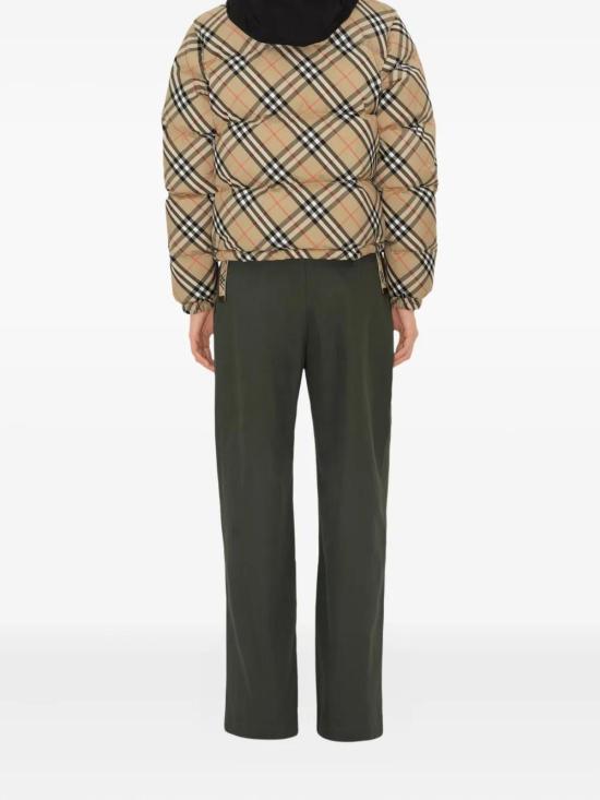 26FW 버버리 체크 다운 패딩 8110249 B9368 BEIGE - BURBERRY