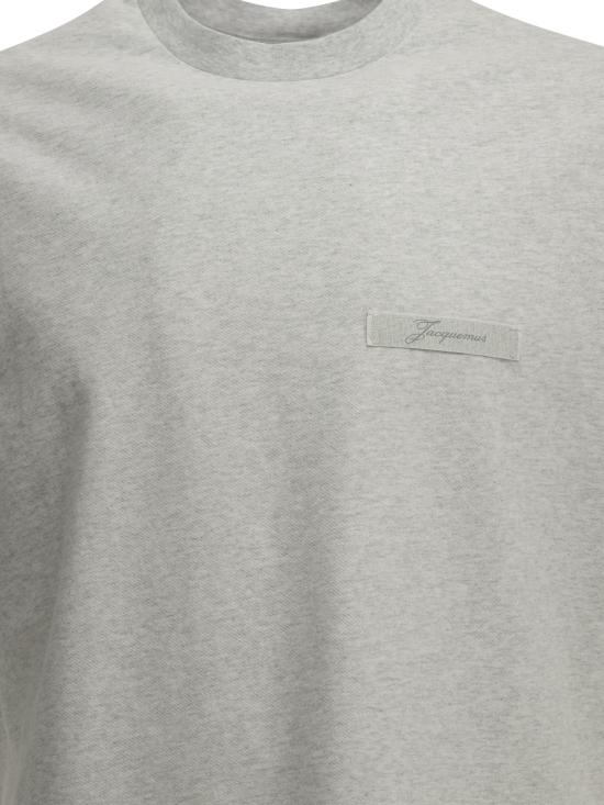 26FW 자크뮈스 반팔 티셔츠 TSU00345AJ00327GREY - JACQUEMUS