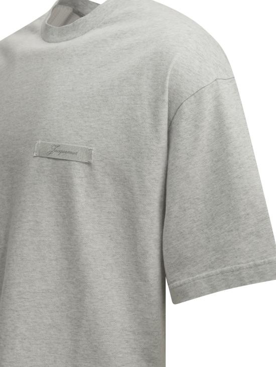 26FW 자크뮈스 반팔 티셔츠 TSU00345AJ00327GREY - JACQUEMUS