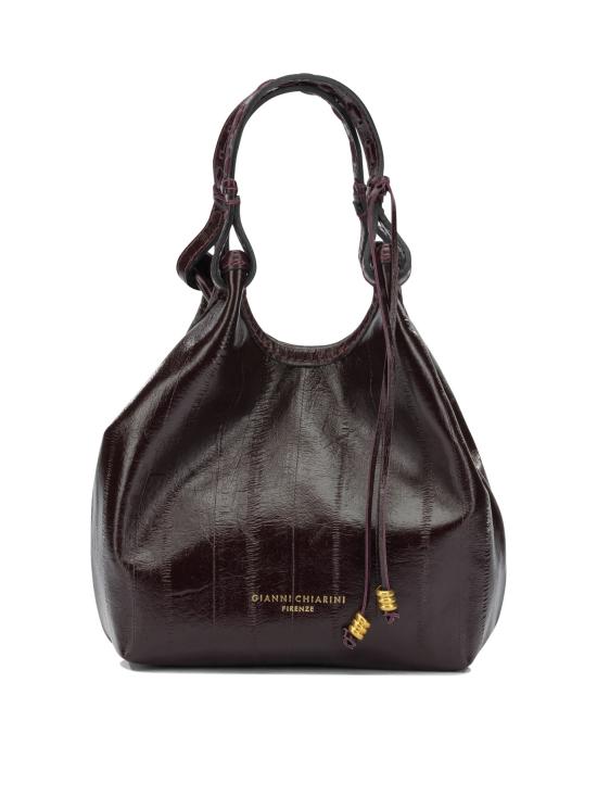 26FW 지아니 끼아리니 토트백 BS12678EELPSLYDUA14601ANTIQUERUBY BORDEAUX