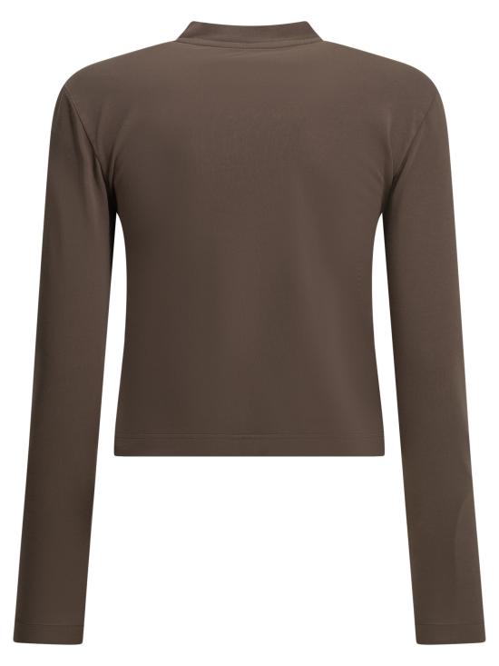 26FW 자크뮈스 그로그랭 로고 롱슬리브 티셔츠 TSW00155AJ00124BROWN - JACQUEMUS