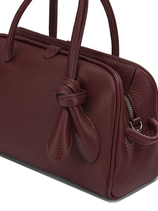 26FW 자크뮈스 TURISMO 투리스모 소프트 스몰 볼링 토트벡 BAW00416AC03A03BURGUNDY BORDEAUX - JACQUEMUS