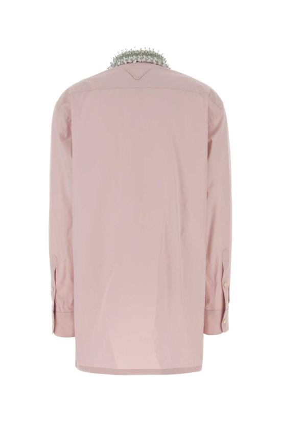 26FW 프라다 팝린 셔츠 P453JRSOOO1XV2 F0E18 PINK - PRADA
