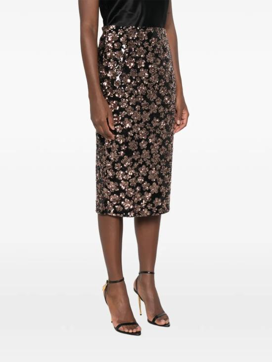 26FW 막스마라 스튜디오 스커트 2626106034600001 NERO - MAX MARA STUDIO