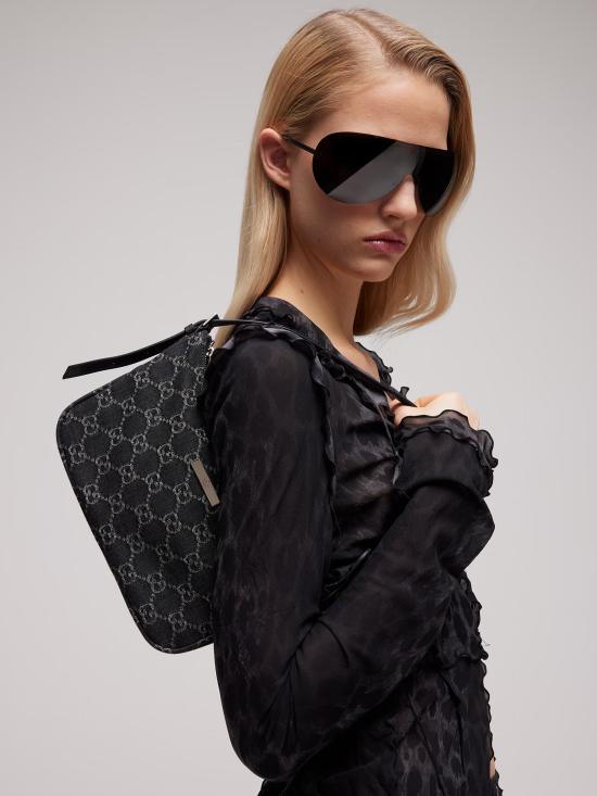 26FW 구찌 레이디 루네타 스몰 숄더백 874743FAF8W1144 NERO - GUCCI