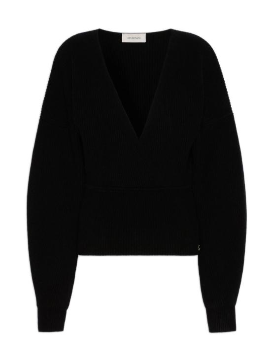 26FW 스포트막스 스웨터 2622366062600005 NERO