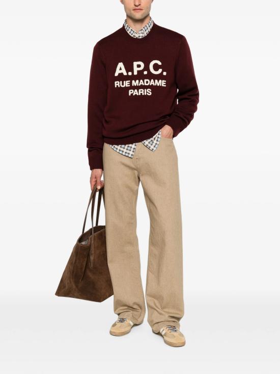 26FW 아페쎄 스웨터 WVAXUH23493GAC ROSSO - A.P.C.