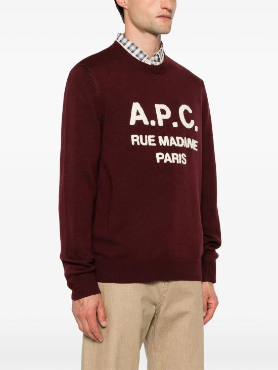 26FW 아페쎄 스웨터 WVAXUH23493GAC ROSSO - A.P.C.
