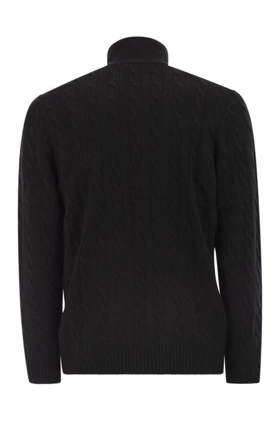 26FW 폴로 랄프로렌 포니 자수 케이블 니트 점퍼 710876766005 NERO - POLO RALPH LAUREN
