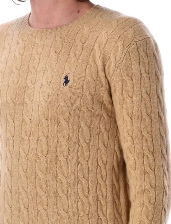 26FW 폴로 랄프로렌 케이블 니트 스웨터 710876762009 BEIGE - POLO RALPH LAUREN