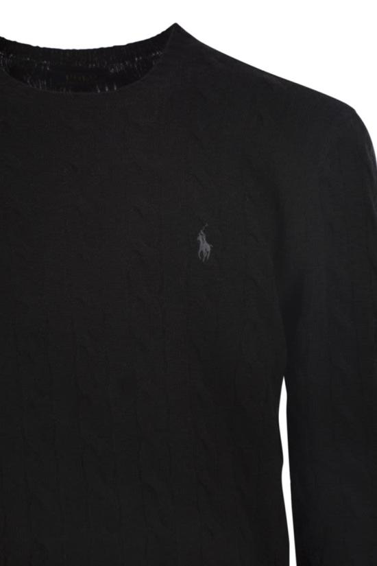 26FW 폴로 랄프로렌 케이블 니트 스웨터 710876762001 NERO - POLO RALPH LAUREN