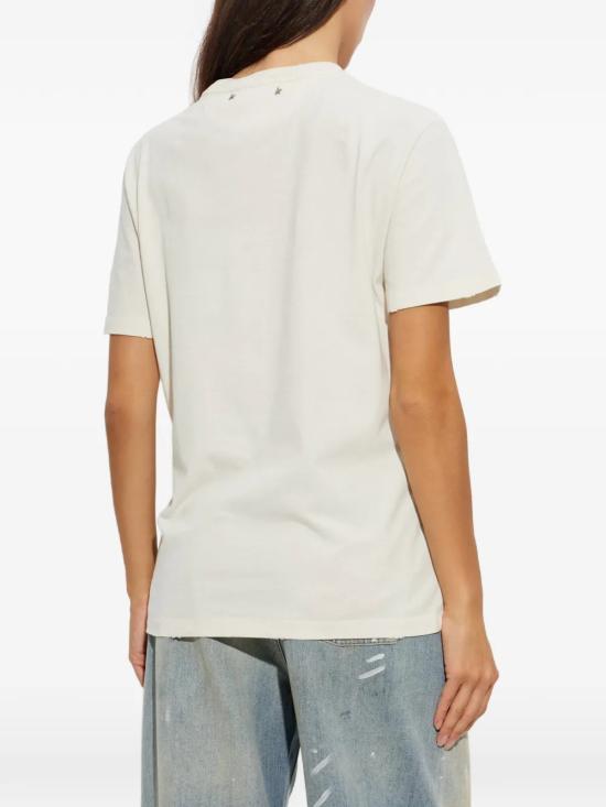 26FW 골든구스 반팔 티셔츠 GWP01220P00264011560 BIANCO - GOLDEN GOOSE