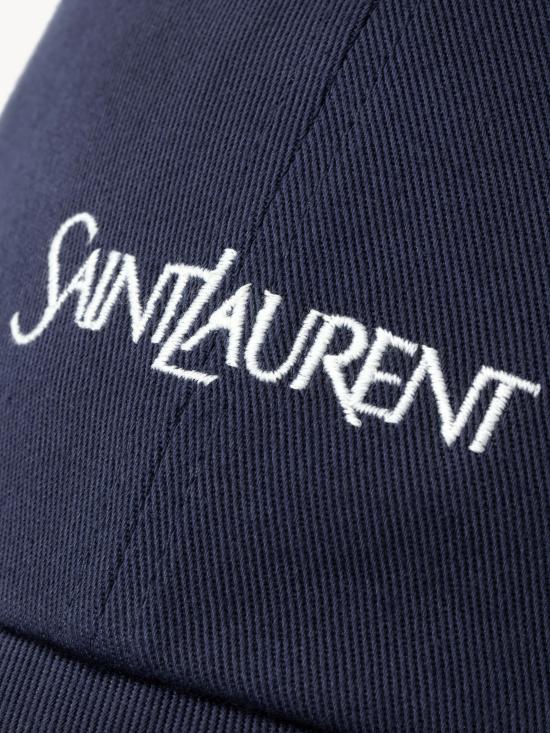 26FW 생로랑 코튼 개버딘 캡 A000TX3YU614178 BLU - SAINT LAURENT