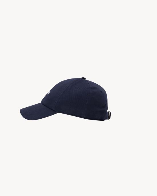 26FW 생로랑 코튼 개버딘 캡 A000TX3YU614178 BLU - SAINT LAURENT