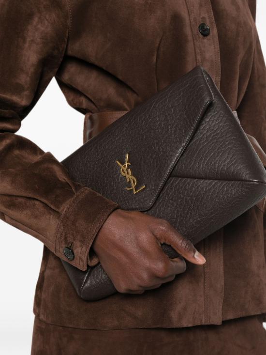 26FW 생로랑 카산드라 라지 엔벨로프 파우치 769307AACYT2050 MARRONE - SAINT LAURENT