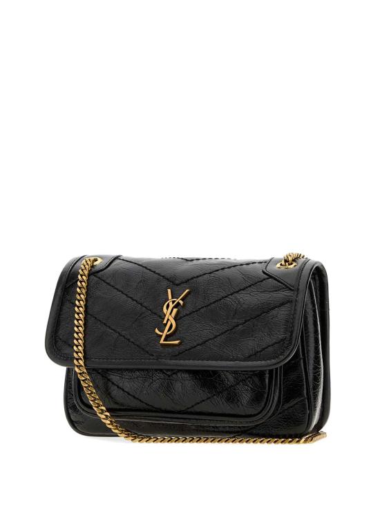 26FW 생로랑 빈티지 레더 니키 미니백 8460870EN071000 NERO - SAINT LAURENT