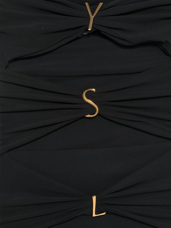 26FW 생로랑 반팔 티셔츠 A003I3Y37WV 1000 BLACK - SAINT LAURENT