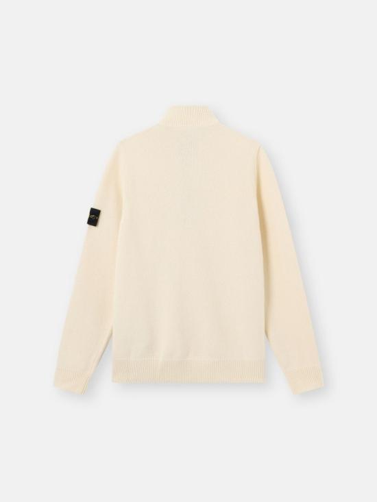 26FW 스톤 아일랜드 램스울 하프집 점퍼 5100040S00A3V0093 CRUDO - STONE ISLAND