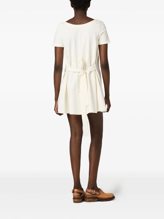26FW 미우미우 스웨터 MF6409SOOO1965 F0009 WHITE - MIU MIU