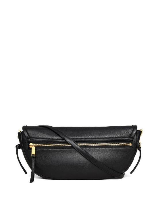 26FW 셀린느 리틀 하프 문 소프트 트리옹프 백 L10373778 38NO BLACK - CELINE