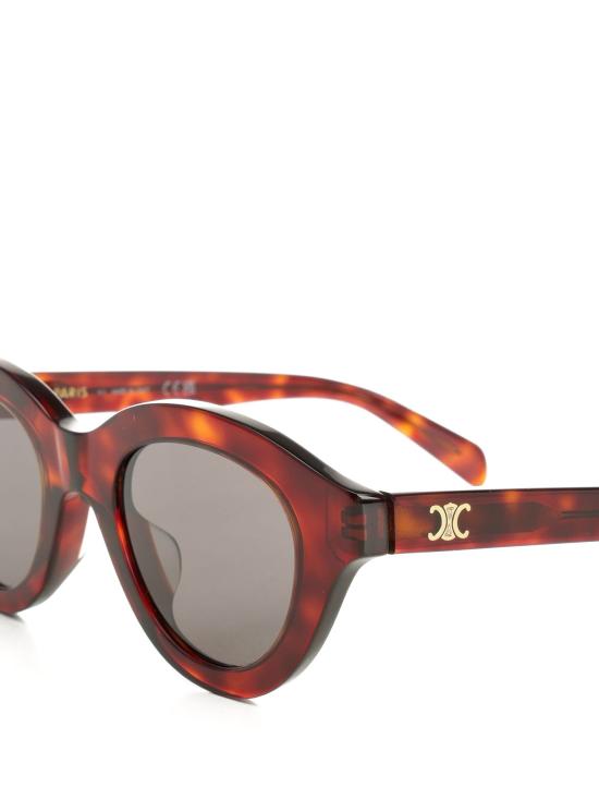 26FW 셀린느 트리옹프 미니 01 아세테이트 선글라스 4S338CPLB 19TR RED HAVANNA - CELINE