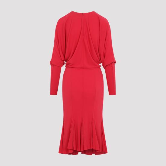 26FW 자크뮈스 미디 원피스 DRW00904AJ00309 470 RED - JACQUEMUS