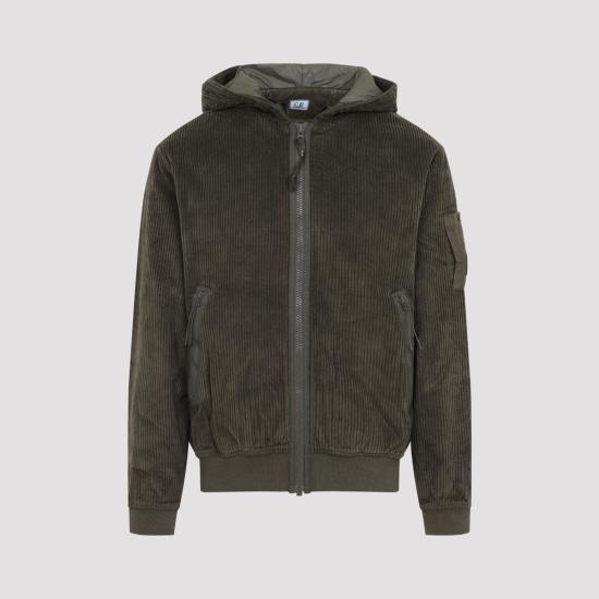 26FW 씨피 컴퍼니 후드 티셔츠 21CMSS221A 110472G 683 IVYGREEN