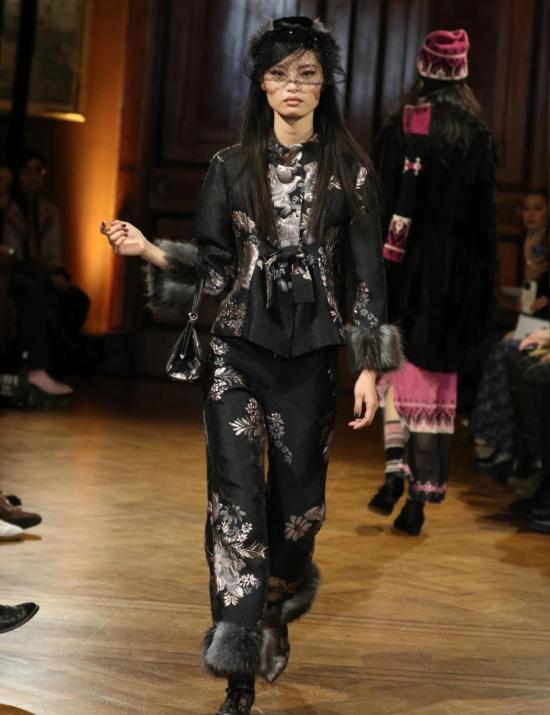  안나 수이 자켓 아르카디아 브로케이드 재킷 - ANNA SUI