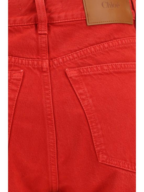 26FW 끌로에 데님 팬츠 CH26WDP21159 656 RED - CHLOE