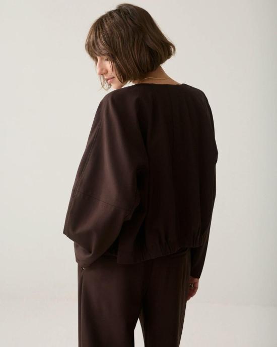  Summum 자켓 Punto 밀라노 재킷 초콜릿 브라운 - OTHER BRANDS