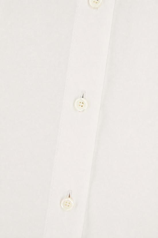 26FW 버버리 레귤러 핏 코튼 포플린 셔츠 8111217 A1464 WHITE - BURBERRY
