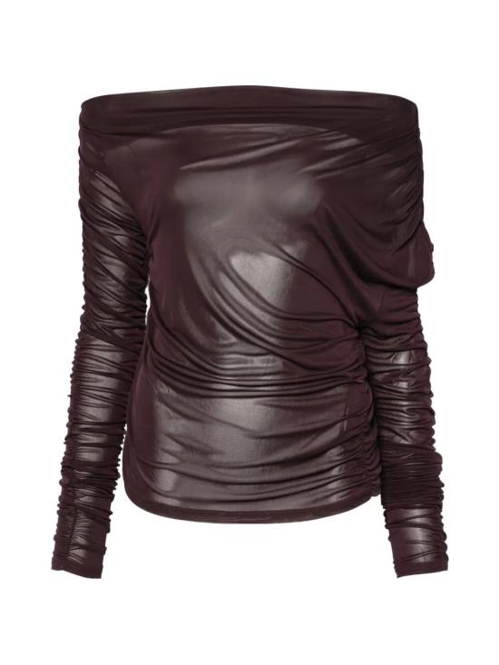26FW 게스투즈 블라우스 10911495 109839 DEEP PLUM