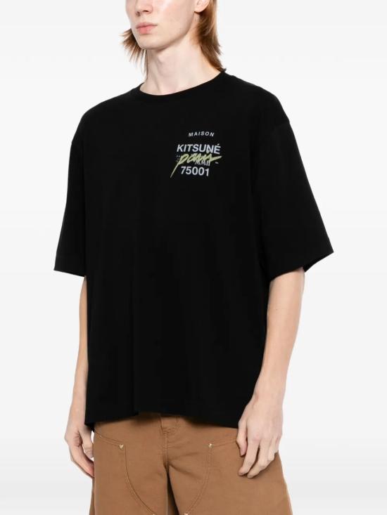 26FW 메종키츠네 반팔 티셔츠 MQMJT02KJ0119 P199 BLACK - MAISON KITSUNE
