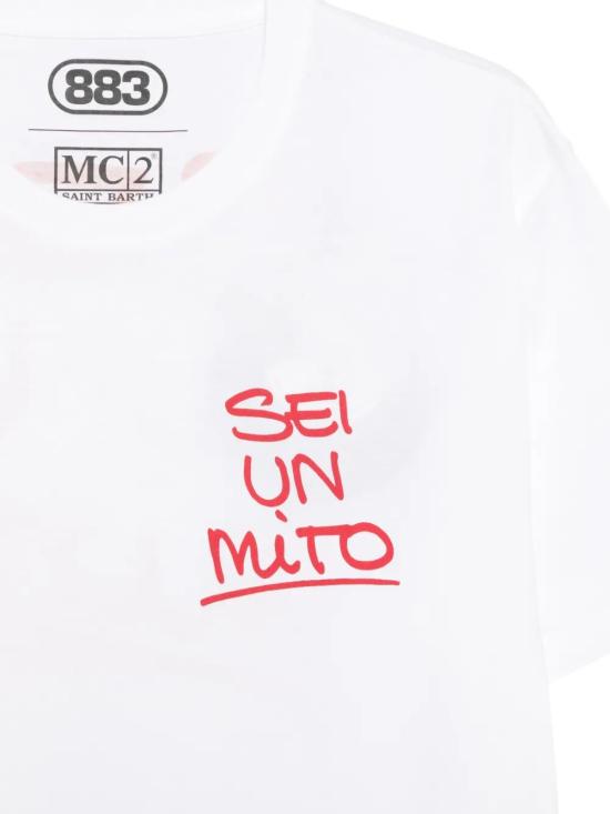 26FW 세인트바쓰 반팔 티셔츠 PRL0002 10015L 883 UN MITO 01N - MC2 SAINT BARTH