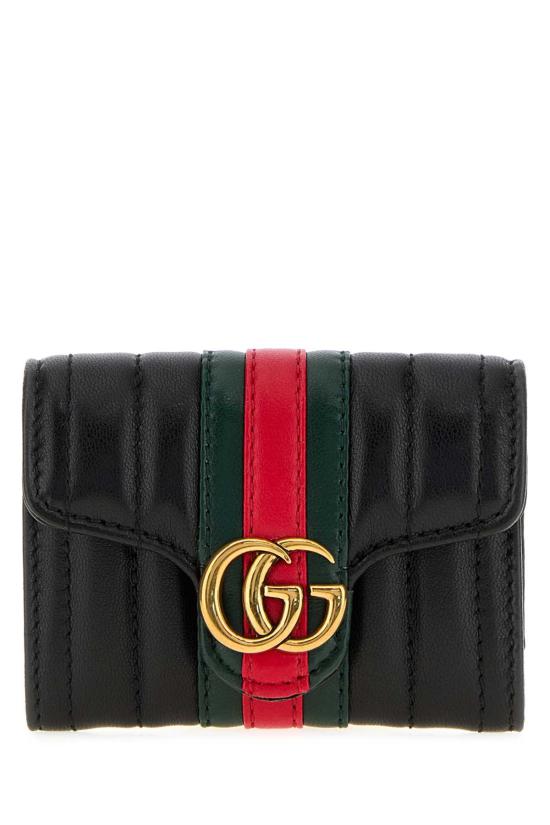 26FW 구찌 젯셋 GG 마몽 바이폴드 카드 케이스 A006X3AAHA4 1068 BLACKGREEN