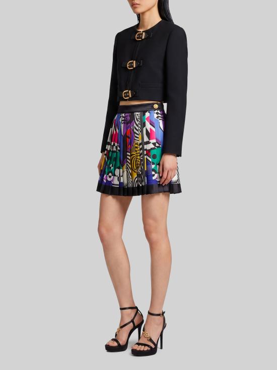 26FW 베르사체 스커트 1000829 BLACK - VERSACE