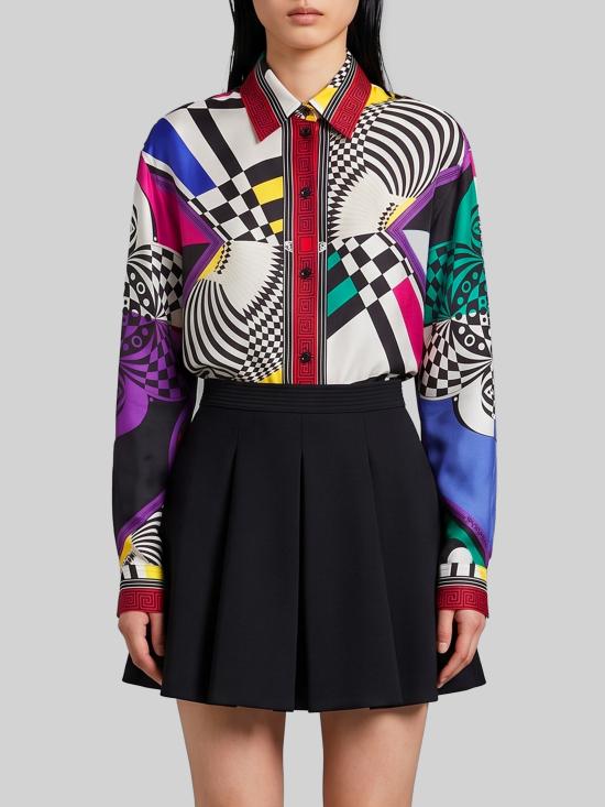 26FW 베르사체 셔츠 1024221 MULTICOLOR