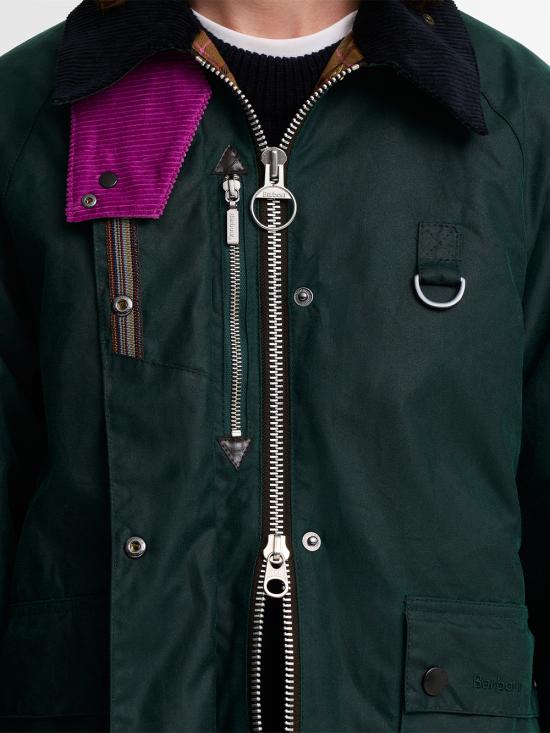 26FW 바버 자켓 LWX1600 GN75 BOTT GRN HERALDRY PRINT - BARBOUR