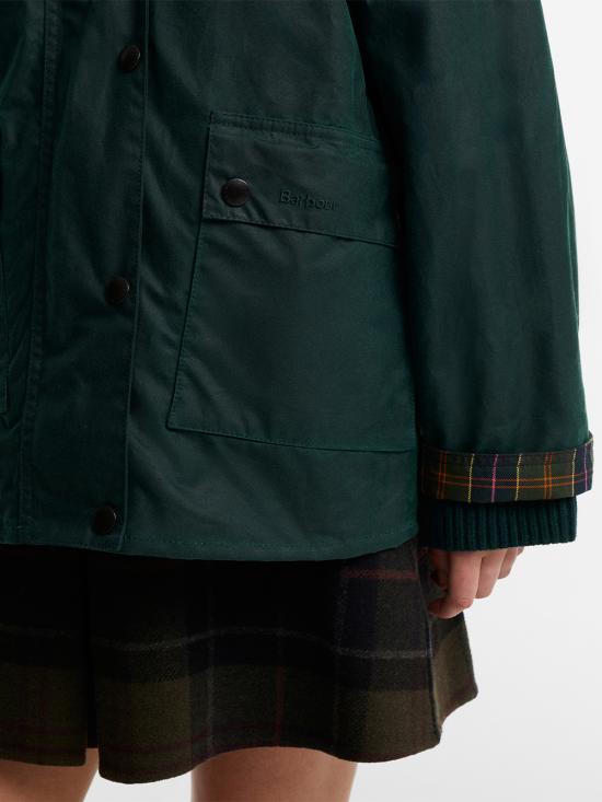 26FW 바버 자켓 LWX1600 GN75 BOTT GRN HERALDRY PRINT - BARBOUR