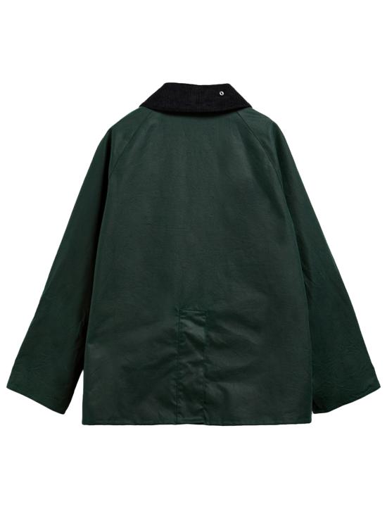 26FW 바버 자켓 LWX1600 GN75 BOTT GRN HERALDRY PRINT - BARBOUR