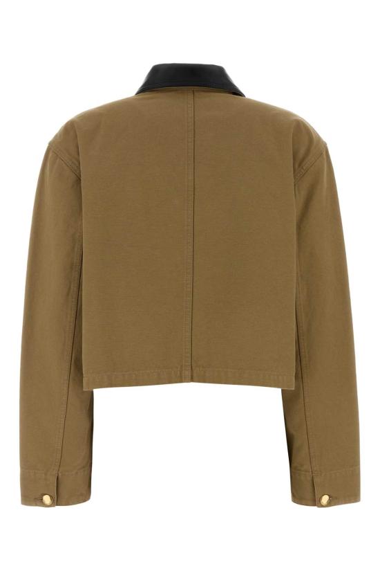 26FW 발렌시아가 크롭 워크웨어 재킷 A0029PTRP15 9501 BEIGE - BALENCIAGA
